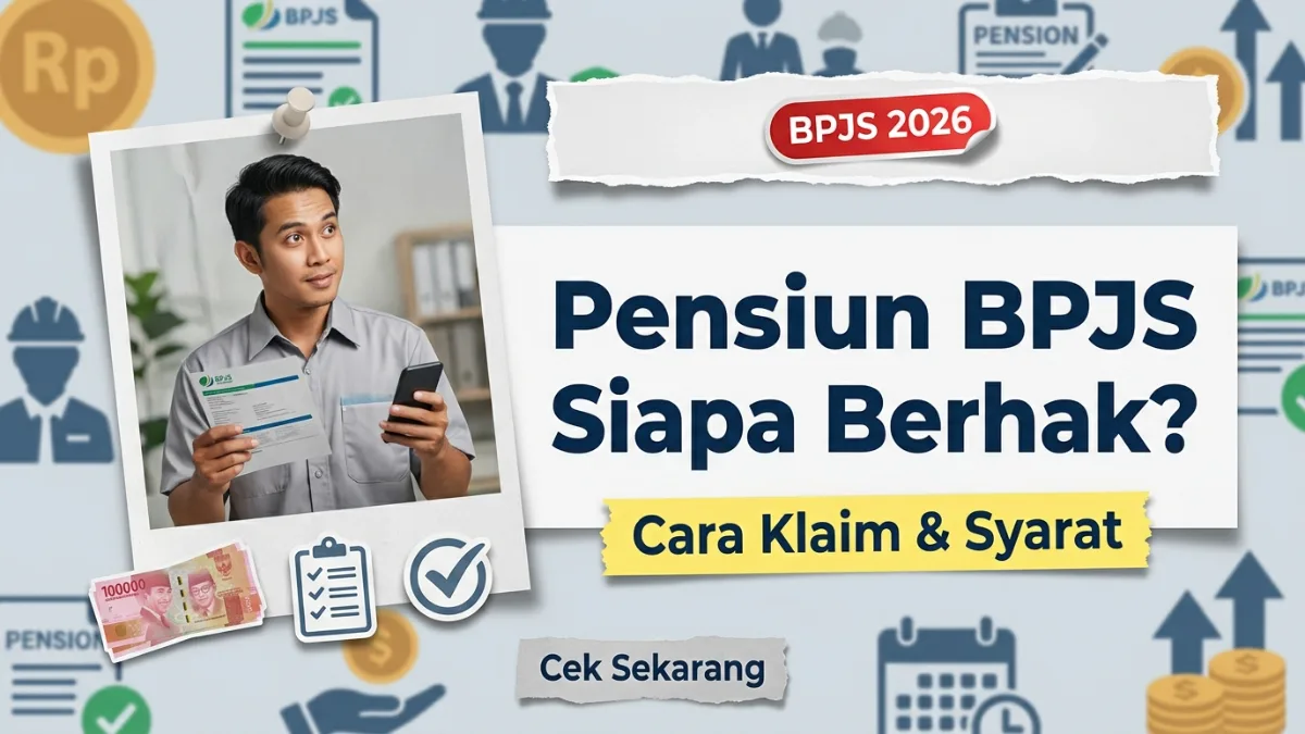 Manfaat Pensiun BPJS Ketenagakerjaan 2026 – Siapa yang Berhak dan Cara Klaim