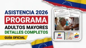 Programa de asistencia para adultos mayores en Venezuela 2026 – Detalles completos