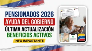 Ayuda del gobierno para pensionados en Venezuela 2026 – Última actualización