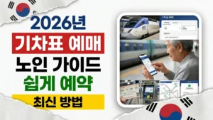 2026년 한국 노인 기차표 예매 가이드