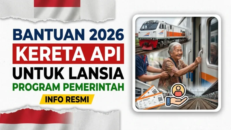 Bantuan Kereta Api Pemerintah untuk Lansia di Indonesia 2026
