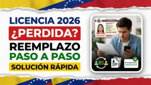 ¿Perdiste tu licencia de conducir en Venezuela? Así puedes reemplazarla en 2026