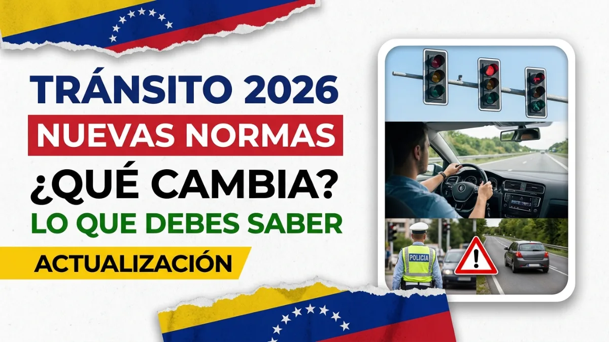 Nuevas normas de tránsito en Venezuela 2026: lo que debes saber