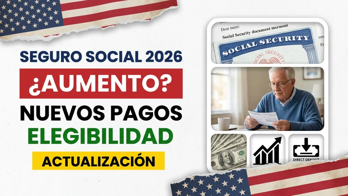 Aumento de los beneficios del Seguro Social en 2026: nuevos montos de pago y requisitos de elegibilidad