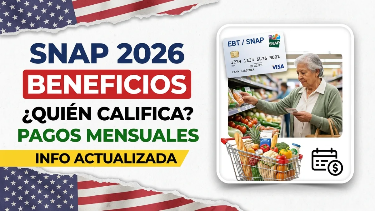 Beneficios de SNAP para adultos mayores en 2026: criterios de elegibilidad y detalles de pagos mensuales