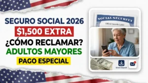Bono adicional de $1,500 del Seguro Social en 2026: cómo pueden reclamarlo los adultos mayores
