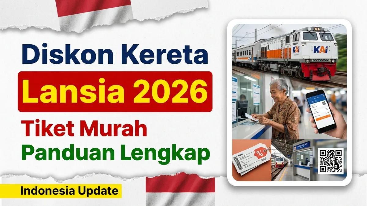 Diskon Tiket Kereta untuk Lansia di Indonesia 2026 – Panduan Lengkap