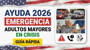 Asistencia de emergencia para adultos mayores en 2026: guía de ayuda en crisis