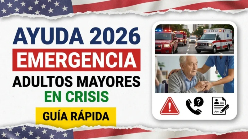 Asistencia de emergencia para adultos mayores en 2026: guía de ayuda en crisis