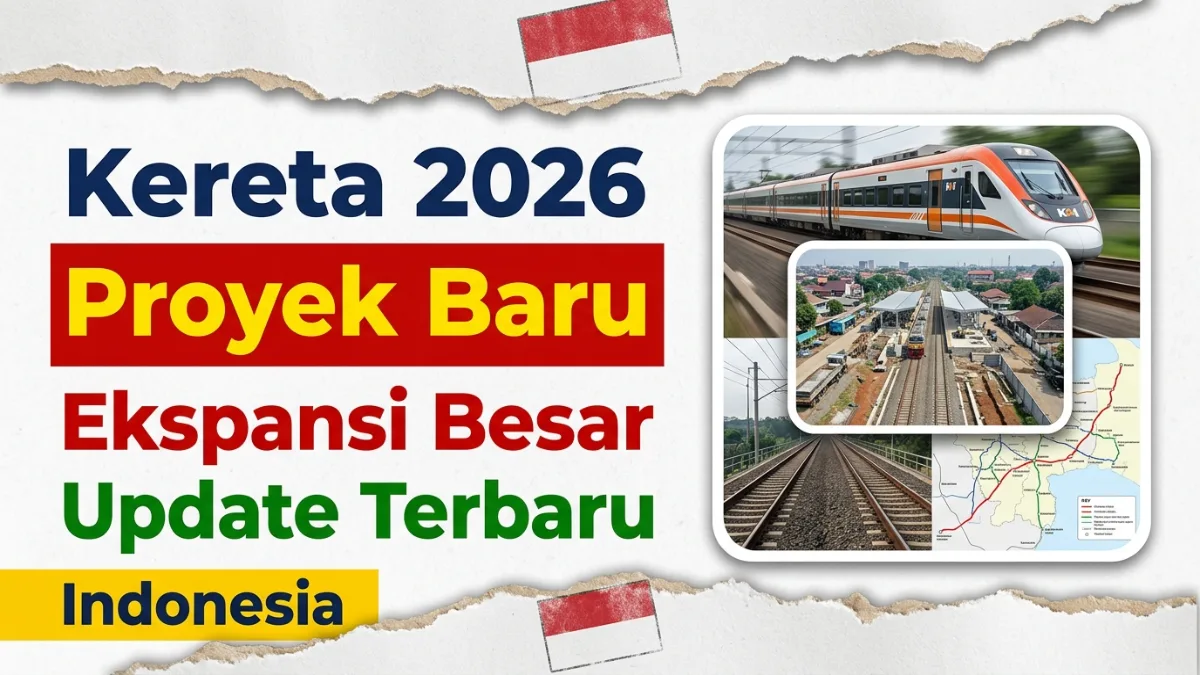 Pembaruan Kereta Api Indonesia 2026 – Proyek dan Ekspansi Baru
