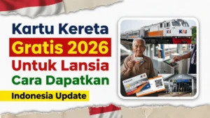 Kartu Perjalanan Kereta Gratis untuk Lansia di Indonesia 2026