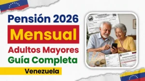 Pensión mensual para adultos mayores en Venezuela 2026 – Guía completa
