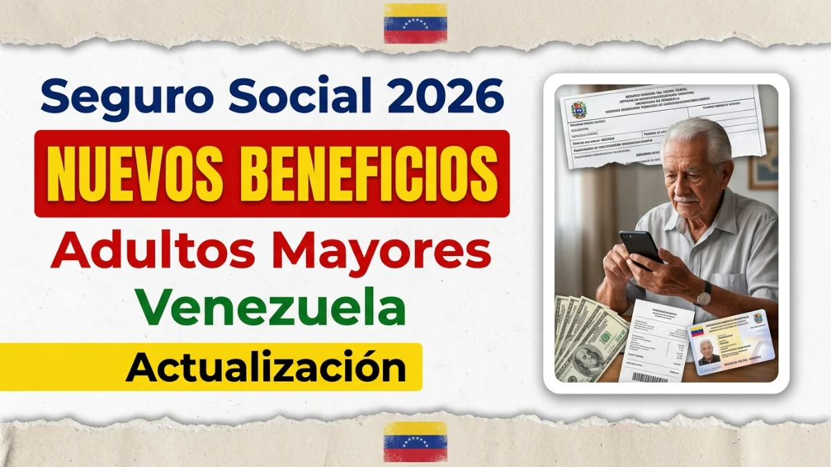 Nuevos beneficios del Seguro Social para adultos mayores en Venezuela 2026