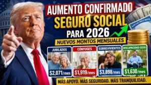 El Seguro Social en Estados Unidos tendrá un aumento confirmado en 2026